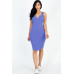 Casual Ribbed Split Neck Bodycon Dress