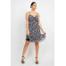 Double Strap Back Mini Dress