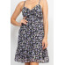 Double Strap Back Mini Dress