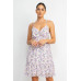 Double Strap Back Mini Dress