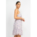 Double Strap Back Mini Dress