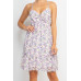 Double Strap Back Mini Dress