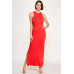 High Neck Side Slit Max Dress