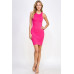High Neck Double Layered Tank Mini Dress