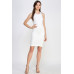 High Neck Double Layered Tank Mini Dress