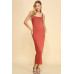 Square Neck Tank Maxi Dress