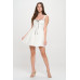 Front Ribbon Tie Bustier Dress