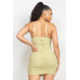 Stone Cami Shirred Bodycon Dress