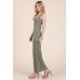 Sleeveless Rib Maxi Dress
