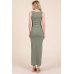 Sleeveless Rib Maxi Dress