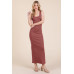 Sleeveless Rib Maxi Dress