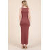 Sleeveless Rib Maxi Dress
