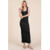 Sleeveless Rib Maxi Dress
