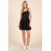 Backless Tie Mini Dress