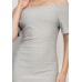 Off Shoulder Zippered Bodycon Dress