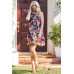 3d Floral Embroidered Sleeveless Mini Dress