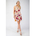 3d Floral Embroidered Sleeveless Mini Dress
