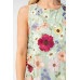 3d Floral Embroidered Sleeveless Mini Dress