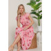Ruffl Slv Smocked Floral Print Dresss
