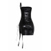 Side Open Lace Up Tube Dress