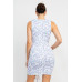 Ditsy Floral Ruching Dress