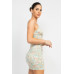 Ruched Floral Cami Dress