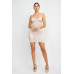 Ruched Floral Cami Dress