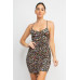 Ruched Floral Cami Dress