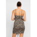 Ruched Floral Cami Dress
