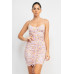 Ruched Floral Cami Dress