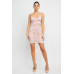 Ruched Floral Cami Dress