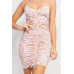 Ruched Floral Cami Dress