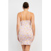 Ruched Floral Cami Dress
