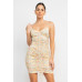 Ruched Floral Cami Dress