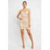 Ruched Floral Cami Dress