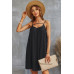 Sleeveless A Line Spaghetti Strap Dress