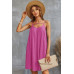 Sleeveless A Line Spaghetti Strap Dress