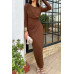 Elegant Round Neck Solid Ruched Wrap Hem Dress