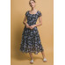 Short Sleeve Floral Maxi Dress