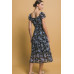 Short Sleeve Floral Maxi Dress