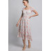 Short Sleeve Floral Maxi Dress