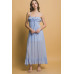 Smocked Ruffle Maxi Dress