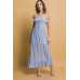 Smocked Ruffle Maxi Dress