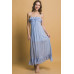 Smocked Ruffle Maxi Dress
