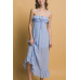 Smocked Ruffle Maxi Dress