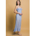 Smocked Ruffle Maxi Dress