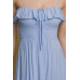Smocked Ruffle Maxi Dress
