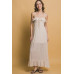 Smocked Ruffle Maxi Dress