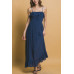 Smocked Ruffle Maxi Dress