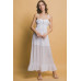 Smocked Ruffle Maxi Dress